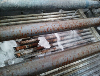 鍍鋅層被破壞的鍍鋅管圖片