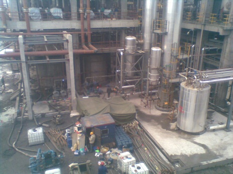 博會己內酰胺裝置投用前清洗膜化